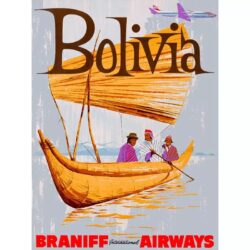 poster bolivia vintage