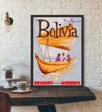 poster bolivia vintage