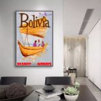 poster bolivia vintage
