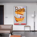 poster bolivia vintage