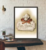 vintage bon appetit poster
