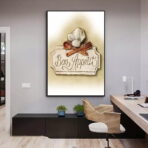 vintage bon appetit poster
