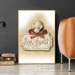 vintage bon appetit poster