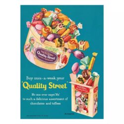 vintage candy poster