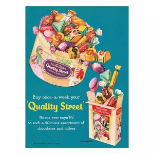 vintage candy poster