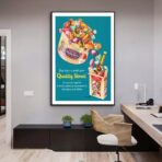 vintage candy poster