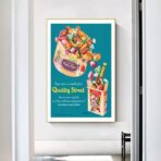 vintage candy poster