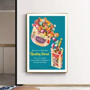 vintage candy poster