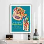vintage candy poster
