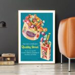 vintage candy poster
