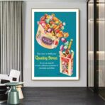 vintage candy poster