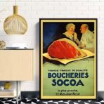 vintage butchery poster