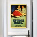 vintage butchery poster