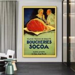 vintage butchery poster
