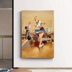 vintage bowling poster