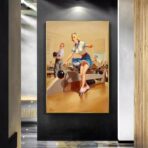 vintage bowling poster