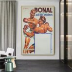 vintage boxing poster 1