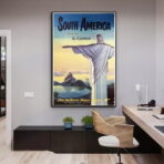 vintage brazil poster