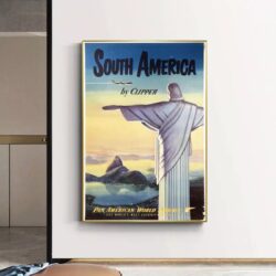 vintage brazil poster