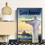 vintage brazil poster