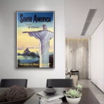 vintage brazil poster