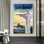 vintage brazil poster