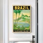 vintage brasil poster