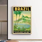 vintage brasil poster