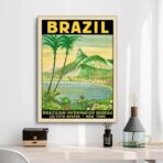 vintage brasil poster