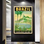 vintage brasil poster