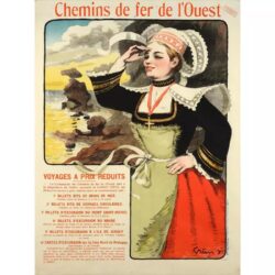 vintage breton poster