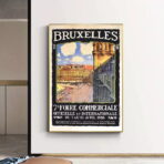 vintage brussels poster
