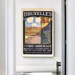 vintage brussels poster