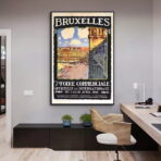vintage brussels poster