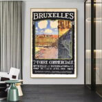 vintage brussels poster