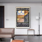 vintage brussels poster