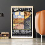 vintage brussels poster
