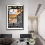 vintage brussels poster