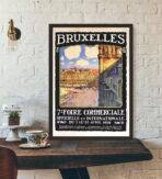 vintage brussels poster
