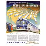 vintage bus poster