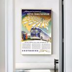 vintage bus poster
