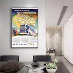 vintage bus poster