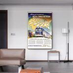 vintage bus poster