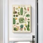vintage cactus poster