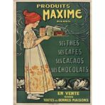 vintage coffee chocolate poster