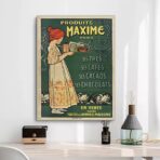 vintage coffee chocolate poster
