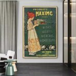 vintage coffee chocolate poster
