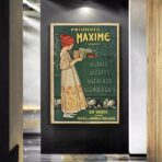 vintage coffee chocolate poster