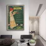 vintage coffee chocolate poster