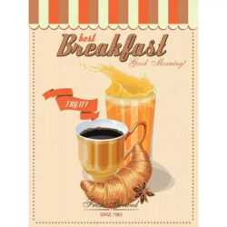 vintage coffee poster